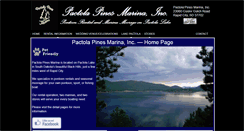 Desktop Screenshot of pactolapines.com